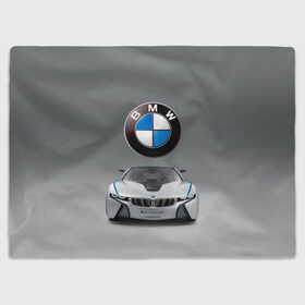 Плед 3D с принтом BMW Vision в Санкт-Петербурге, 100% полиэстер | закругленные углы, все края обработаны. Ткань не мнется и не растягивается | bmw | car | germany | motorsport | sports car | автомобиль | автоспорт | бмв | германия | спорткар