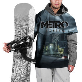 Накидка на куртку 3D с принтом Метро: Исход в Санкт-Петербурге, 100% полиэстер |  | 2033 | 2035 | exodus | horror | metro | survival | артем | игры | исход | спарта | стелс | шутер | экшен