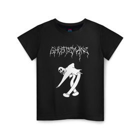 Детская футболка хлопок с принтом ghostemane(2) в Санкт-Петербурге, 100% хлопок | круглый вырез горловины, полуприлегающий силуэт, длина до линии бедер | hip hop | rap