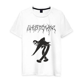 Мужская футболка хлопок с принтом ghostemane(3) в Санкт-Петербурге, 100% хлопок | прямой крой, круглый вырез горловины, длина до линии бедер, слегка спущенное плечо. | hip hop | rap | реп | рэп