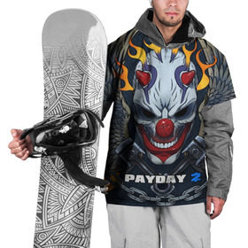 Накидка на куртку 3D с принтом Payday 2 в Санкт-Петербурге, 100% полиэстер |  | chains day | game | gun | mask | payday | payday 2 | payday2 | грабители | зло | игра | клоун | маска | ограбление | оружие | пистолет