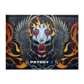 Обложка для студенческого билета с принтом Payday 2 в Санкт-Петербурге, натуральная кожа | Размер: 11*8 см; Печать на всей внешней стороне | chains day | game | gun | mask | payday | payday 2 | payday2 | грабители | зло | игра | клоун | маска | ограбление | оружие | пистолет