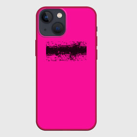Чехол для iPhone 13 mini с принтом Гранж розовый в Санкт-Петербурге,  |  | кислотные костюмы | кислотные цвета | неон | флуоресцентные принты