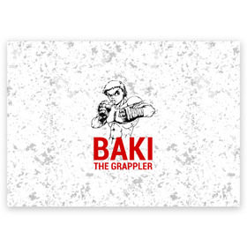Поздравительная открытка с принтом Baki the Grappler / Боец Баки в Санкт-Петербурге, 100% бумага | плотность бумаги 280 г/м2, матовая, на обратной стороне линовка и место для марки
 | Тематика изображения на принте: ahegao | anime | baki | fighter | grappler | manga | the | аниме | анимешники | анимешнику | ахегао | баки | боевые | боец | бойцы | доппо | драки | искусства | манга | мульт | мультик | сериал | хамма | юдзиро