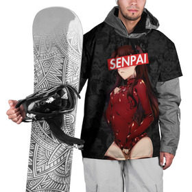 Накидка на куртку 3D с принтом Anime (Senpai 1) в Санкт-Петербурге, 100% полиэстер |  | ahegao | anime | manga | sempai | senpai | аниме | ахегао | манга | семпай | сенпай