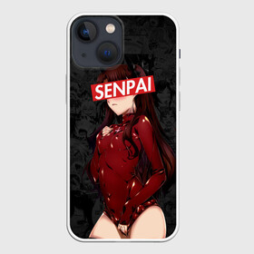 Чехол для iPhone 13 mini с принтом Anime (Senpai 1) в Санкт-Петербурге,  |  | ahegao | anime | manga | sempai | senpai | аниме | ахегао | манга | семпай | сенпай