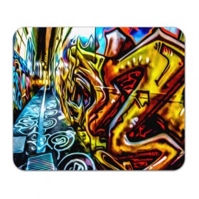 Коврик прямоугольный с принтом Твой уличный стиль! в Санкт-Петербурге, натуральный каучук | размер 230 х 185 мм; запечатка лицевой стороны | graffity | paint | street art | urban | город | граффити | искусство | кирпичи | краски | рисунки | стена | улицы | уличное искусство