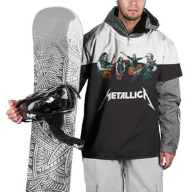 Накидка на куртку 3D с принтом Metallica в Санкт-Петербурге, 100% полиэстер |  | metallica | барабаны | гитары | дэйвмастейн | метал | металисты | металлика | неформалы | рок | рокеры