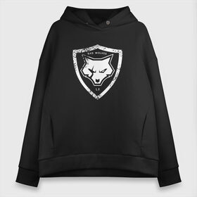 Женское худи Oversize хлопок с принтом Bad Wolves в Санкт-Петербурге, френч-терри — 70% хлопок, 30% полиэстер. Мягкий теплый начес внутри —100% хлопок | боковые карманы, эластичные манжеты и нижняя кромка, капюшон на магнитной кнопке | bad | bad wolves | band | la | logo | metal | music | rock | white | wolf | волк | металл | музыка | рок