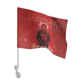 Флаг для автомобиля с принтом Ghostemane Hexada в Санкт-Петербурге, 100% полиэстер | Размер: 30*21 см | ghostemane | ghostemane mercury | ghostemane nihi | trash gang | гостмейн
