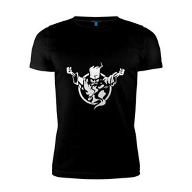 Мужская футболка премиум с принтом Thunderdome t-shirt в Санкт-Петербурге, 92% хлопок, 8% лайкра | приталенный силуэт, круглый вырез ворота, длина до линии бедра, короткий рукав | gabber | hardcore | hardcoremusic | thunderdome