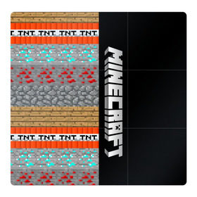 Магнитный плакат 3Х3 с принтом Minecraft (Blocks) в Санкт-Петербурге, Полимерный материал с магнитным слоем | 9 деталей размером 9*9 см | creeper | game | minecraft | игра | криппер | майн | майнкрафт | стив