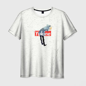 Мужская футболка 3D с принтом Yukine в Санкт-Петербурге, 100% полиэфир | прямой крой, круглый вырез горловины, длина до линии бедер | delivery god | milkshake kazubisha | noragami | yato | yukine | бездомный бог | бисямон | дайкоку | кадзума | манга | маю | нора | норагами | тэндзин | хиери ики | юкинэ | ято