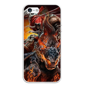 Чехол для iPhone 5/5S матовый с принтом Демон-Всадник (Darksiders) в Санкт-Петербурге, Силикон | Область печати: задняя сторона чехла, без боковых панелей | 2019 | 666 | anime | darksiders | demon | game | marvel | phantom | аниме | википедия | демон | доспехи | духи | дьявол | игра | лошадь | магия | марвел | меч | мистика | огненная | фэнтази | фэнтези | цепь | эзотерика | япония