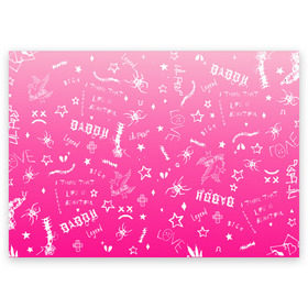 Поздравительная открытка с принтом Lil Peep tatu в Санкт-Петербурге, 100% бумага | плотность бумаги 280 г/м2, матовая, на обратной стороне линовка и место для марки
 | hip hop | lil peep | lilpeep | lilpip | pink | rap | rep | runaway | лил пип | лилпип | реп | розовый | рэп | тату | татуировки лилпипа | хип хоп | эмо рэп