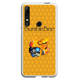 Чехол для Honor P Smart Z с принтом BumbleBee в Санкт-Петербурге, Силикон | Область печати: задняя сторона чехла, без боковых панелей | 2019 | bumble bee | transformers | арт | бамблби | желтая | киборг | классная | мёд | надпись | прикольная | пчела | робот | соты | трансформеры | улей | фильм