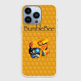 Чехол для iPhone 13 Pro с принтом BumbleBee в Санкт-Петербурге,  |  | 2019 | bumble bee | transformers | арт | бамблби | желтая | киборг | классная | мёд | надпись | прикольная | пчела | робот | соты | трансформеры | улей | фильм