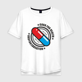 Мужская футболка хлопок Oversize с принтом КАНЕДА СТАЙЛ в Санкт-Петербурге, 100% хлопок | свободный крой, круглый ворот, “спинка” длиннее передней части | akira | акира | аниме | дизайн | дизайнерская | капсула | молодежная | фанарт