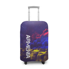 Чехол для чемодана 3D с принтом Armenia(Армения) в Санкт-Петербурге, 86% полиэфир, 14% спандекс | двустороннее нанесение принта, прорези для ручек и колес | armenia | flag | urban | армения | город | мир | путешествие | символика | страны | флаг | флаги
