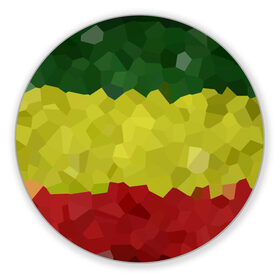 Коврик круглый с принтом Эфиопия в Санкт-Петербурге, резина и полиэстер | круглая форма, изображение наносится на всю лицевую часть | 420 | 4:20 | боб марли | раста | растаман | эвиопия