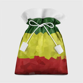 Подарочный 3D мешок с принтом Эфиопия в Санкт-Петербурге, 100% полиэстер | Размер: 29*39 см | 420 | 4:20 | боб марли | раста | растаман | эвиопия