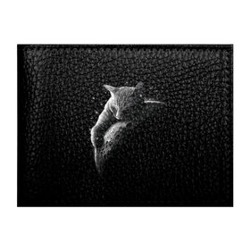 Обложка для студенческого билета с принтом Спящий Кот на Луне в Санкт-Петербурге, натуральная кожа | Размер: 11*8 см; Печать на всей внешней стороне | Тематика изображения на принте: вселенная | звезды | космос | котейка | котенок | котэ | котя | лапочка | луна | милый | мимими | ночь | прелесть | сон | спутник