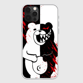 Чехол для iPhone 12 Pro с принтом MONOKUMA в Санкт-Петербурге, силикон | область печати: задняя сторона чехла, без боковых панелей | ahegao | anime | bear | blood | danganronpa | derector | despair | girls | happy | havoc | manga | monokuma | panda | red | robot | trigger | ultra | аниме | ахегао | директор | кровь | манга | медведь | монокума | панда | робот