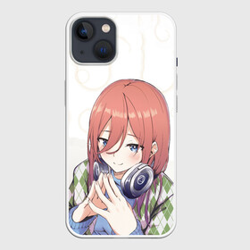 Чехол для iPhone 13 с принтом Накано в Санкт-Петербурге,  |  | anime | go toubun no hanayome | manga | the quintessential quintuplets | аниме | ёцуба | итика | ицуки | манга | мику | накано | нино | пять невест | футаро уэсуги