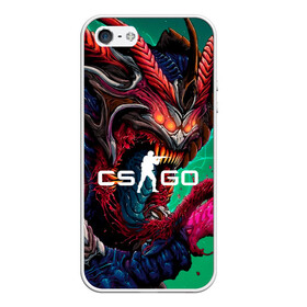 Чехол для iPhone 5/5S матовый с принтом CS GO hyper beast skin в Санкт-Петербурге, Силикон | Область печати: задняя сторона чехла, без боковых панелей | beast | counterstike | csgo | hyper | hyperbeast | m4a1s | steam | винтовка | контра | кс | ксго | шмотки