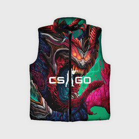 Детский жилет утепленный 3D с принтом CS GO  hyper beast skin в Санкт-Петербурге,  |  | beast | counterstike | csgo | hyper | hyperbeast | m4a1s | steam | винтовка | контра | кс | ксго | шмотки