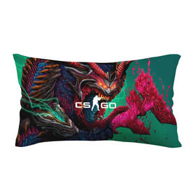 Подушка 3D антистресс с принтом CS GO hyper beast skin в Санкт-Петербурге, наволочка — 100% полиэстер, наполнитель — вспененный полистирол | состоит из подушки и наволочки на молнии | Тематика изображения на принте: beast | counterstike | csgo | hyper | hyperbeast | m4a1s | steam | винтовка | контра | кс | ксго | шмотки