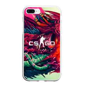 Чехол для iPhone 7Plus/8 Plus матовый с принтом CS GO hyper beast skin в Санкт-Петербурге, Силикон | Область печати: задняя сторона чехла, без боковых панелей | beast | counterstike | csgo | hyper | hyperbeast | m4a1s | steam | винтовка | контра | кс | ксго | шмотки