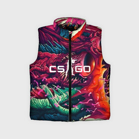 Детский жилет утепленный 3D с принтом CS GO  hyper beast skin в Санкт-Петербурге,  |  | beast | counterstike | csgo | hyper | hyperbeast | m4a1s | steam | винтовка | контра | кс | ксго | шмотки