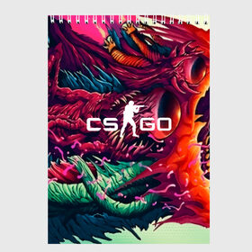 Скетчбук с принтом CS GO hyper beast skin в Санкт-Петербурге, 100% бумага
 | 48 листов, плотность листов — 100 г/м2, плотность картонной обложки — 250 г/м2. Листы скреплены сверху удобной пружинной спиралью | Тематика изображения на принте: beast | counterstike | csgo | hyper | hyperbeast | m4a1s | steam | винтовка | контра | кс | ксго | шмотки