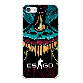 Чехол для iPhone 5/5S матовый с принтом CS GO hyper beast skin в Санкт-Петербурге, Силикон | Область печати: задняя сторона чехла, без боковых панелей | beast | counterstike | csgo | hyper | hyperbeast | m4a1s | steam | винтовка | контра | кс | ксго | шмотки