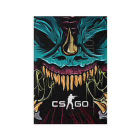 Обложка для паспорта матовая кожа с принтом CS GO hyper beast skin в Санкт-Петербурге, натуральная матовая кожа | размер 19,3 х 13,7 см; прозрачные пластиковые крепления | beast | counterstike | csgo | hyper | hyperbeast | m4a1s | steam | винтовка | контра | кс | ксго | шмотки