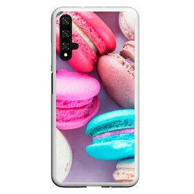 Чехол для Honor 20 с принтом Macaroons в Санкт-Петербурге, Силикон | Область печати: задняя сторона чехла, без боковых панелей | Тематика изображения на принте: almond | cookie | dessert | food | macaroons | maccarone | maccherone | десерт | еда | макарон | макарони | макароны | макарун | макаруны | миндаль | миндальный | орех | печенье | сладкое | сладости