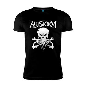 Мужская футболка премиум с принтом Alestorm в Санкт-Петербурге, 92% хлопок, 8% лайкра | приталенный силуэт, круглый вырез ворота, длина до линии бедра, короткий рукав | alestorm | metal | группы | метал | музыка | пауэр метал | рок | фолк метал | хэви метал