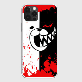 Чехол для iPhone 12 Pro с принтом MONOKUMA Blood в Санкт-Петербурге, силикон | область печати: задняя сторона чехла, без боковых панелей | ahegao | anime | bear | blood | danganronpa | derector | despair | girls | happy | havoc | manga | monokuma | panda | red | robot | trigger | ultra | аниме | ахегао | директор | кровь | манга | медведь | монокума | панда | робот