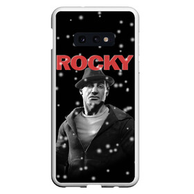 Чехол для Samsung S10E с принтом Old Rocky в Санкт-Петербурге, Силикон | Область печати: задняя сторона чехла, без боковых панелей | Тематика изображения на принте: creed | jordan | lundgren | mix fight | mixfight | stallone | ufc | бальбоа | бокс | джордан | крид | лундгрен | мышцы | ринг | роки | рокки | сильвестр | сталлоне | сталоне