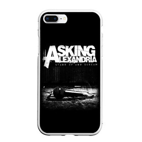 Чехол для iPhone 7Plus/8 Plus матовый с принтом Asking Alexandria в Санкт-Петербурге, Силикон | Область печати: задняя сторона чехла, без боковых панелей | asking alexandria | аскинг александриа | группы | метал | музыка | рок | хэви метал | электроникор