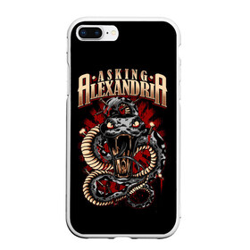 Чехол для iPhone 7Plus/8 Plus матовый с принтом Asking Alexandria в Санкт-Петербурге, Силикон | Область печати: задняя сторона чехла, без боковых панелей | asking alexandria | аскинг александриа | группы | метал | музыка | рок | хэви метал | электроникор