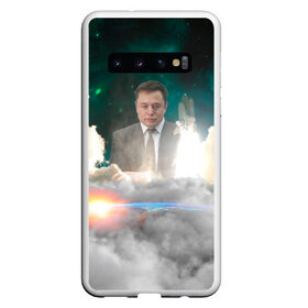 Чехол для Samsung Galaxy S10 с принтом Elon Musk Thinker (Илон Маск) в Санкт-Петербурге, Силикон | Область печати: задняя сторона чехла, без боковых панелей | elon musk | space | space x | tesla | дым | илон маск | инопланетяне | космос | личность | мыслитель | облака | планета | ракета | спейс | тесла | философ | шаттл