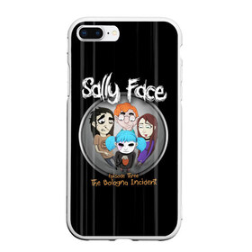 Чехол для iPhone 7Plus/8 Plus матовый с принтом Sally Face Episode Three в Санкт-Петербурге, Силикон | Область печати: задняя сторона чехла, без боковых панелей | blue | face | fisher | game | games | gizmo | hair | larry | mask | sally | волосы | гизмо | голубые | игра | игры | ларри | маска | протез | сали | салли | синие | синий | триллер | ужасы | фейс | фишер | фэйс | хоррор