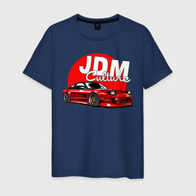 Мужская футболка хлопок с принтом JDM Culture в Санкт-Петербурге, 100% хлопок | прямой крой, круглый вырез горловины, длина до линии бедер, слегка спущенное плечо. | japan | jdm | nissan | авто | машины | ниссан | япония