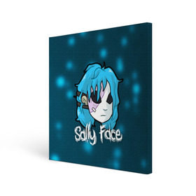 Холст квадратный с принтом Sally Face в Санкт-Петербурге, 100% ПВХ |  | blue | face | fisher | game | games | gizmo | hair | larry | mask | sally | волосы | гизмо | голубые | игра | игры | ларри | маска | протез | сали | салли | синие | синий | триллер | ужасы | фейс | фишер | фэйс | хоррор