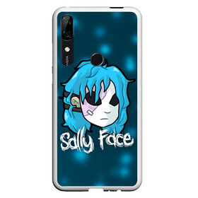 Чехол для Honor P Smart Z с принтом Sally Face в Санкт-Петербурге, Силикон | Область печати: задняя сторона чехла, без боковых панелей | blue | face | fisher | game | games | gizmo | hair | larry | mask | sally | волосы | гизмо | голубые | игра | игры | ларри | маска | протез | сали | салли | синие | синий | триллер | ужасы | фейс | фишер | фэйс | хоррор