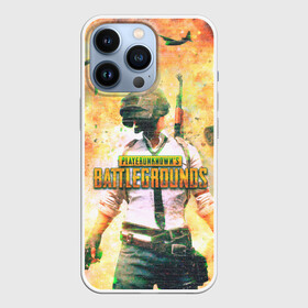 Чехол для iPhone 13 Pro с принтом Playerunknown s battlegrounds в Санкт-Петербурге,  |  | battlegrounds | glitch | pubg | глитч | игры | пабг