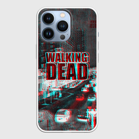 Чехол для iPhone 13 Pro с принтом the walking dead glitch в Санкт-Петербурге,  |  | glitch | the walking dead | апокалипсис | глитч | зомби | помехи | ходячие мертвецы