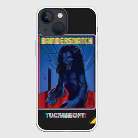 Чехол для iPhone 13 mini с принтом Bandersnatch в Санкт-Петербурге,  |  | bandersnatch | black mirror | glitch | netflix | tuckersoft | бандерснейч | брандашмыг | глитч | нетфликс | помехи | такерсофт | черное зеркало